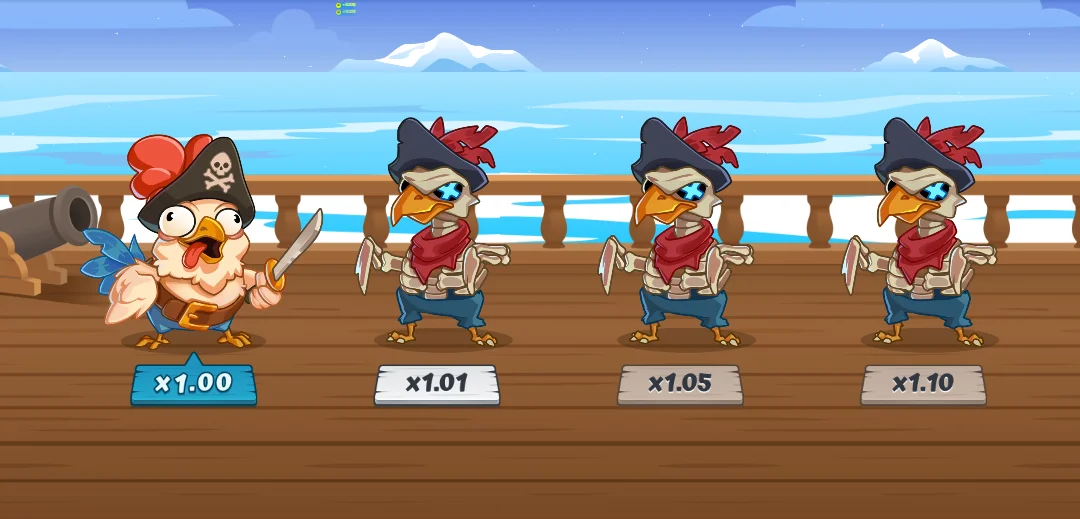 Chicken Pirate Spiel Casino