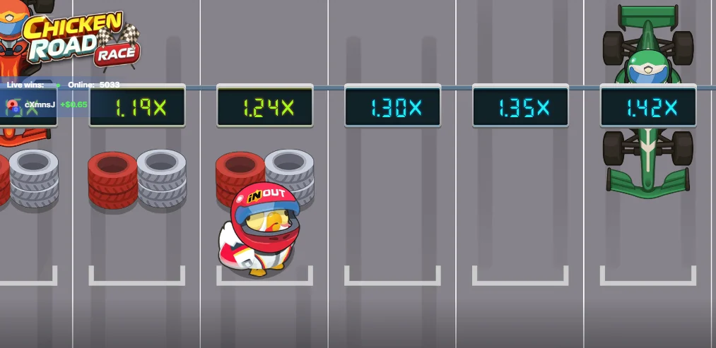 Chicken Road Race Casino-Spiel