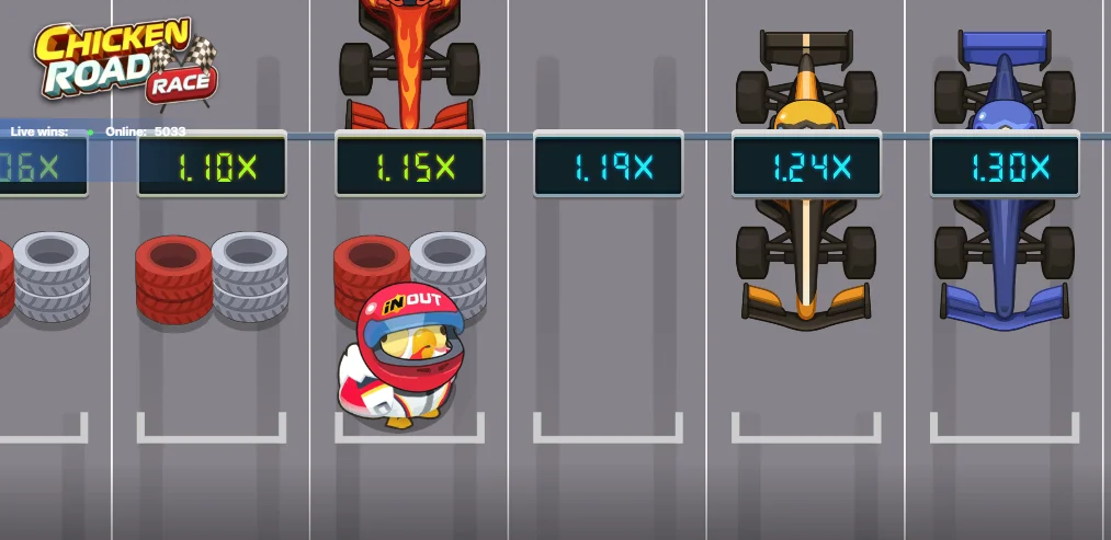 Chicken Road Race Spiel Demo