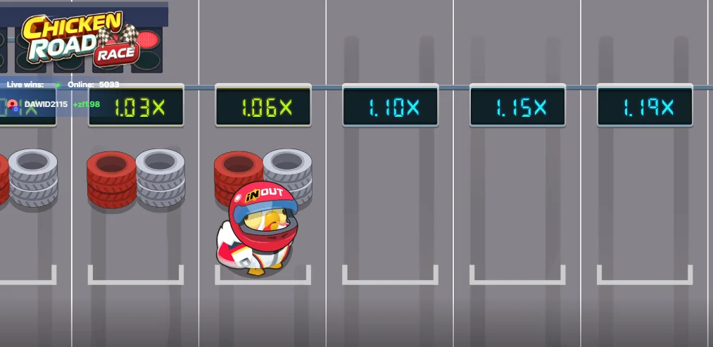 Chicken Road Race Spiel