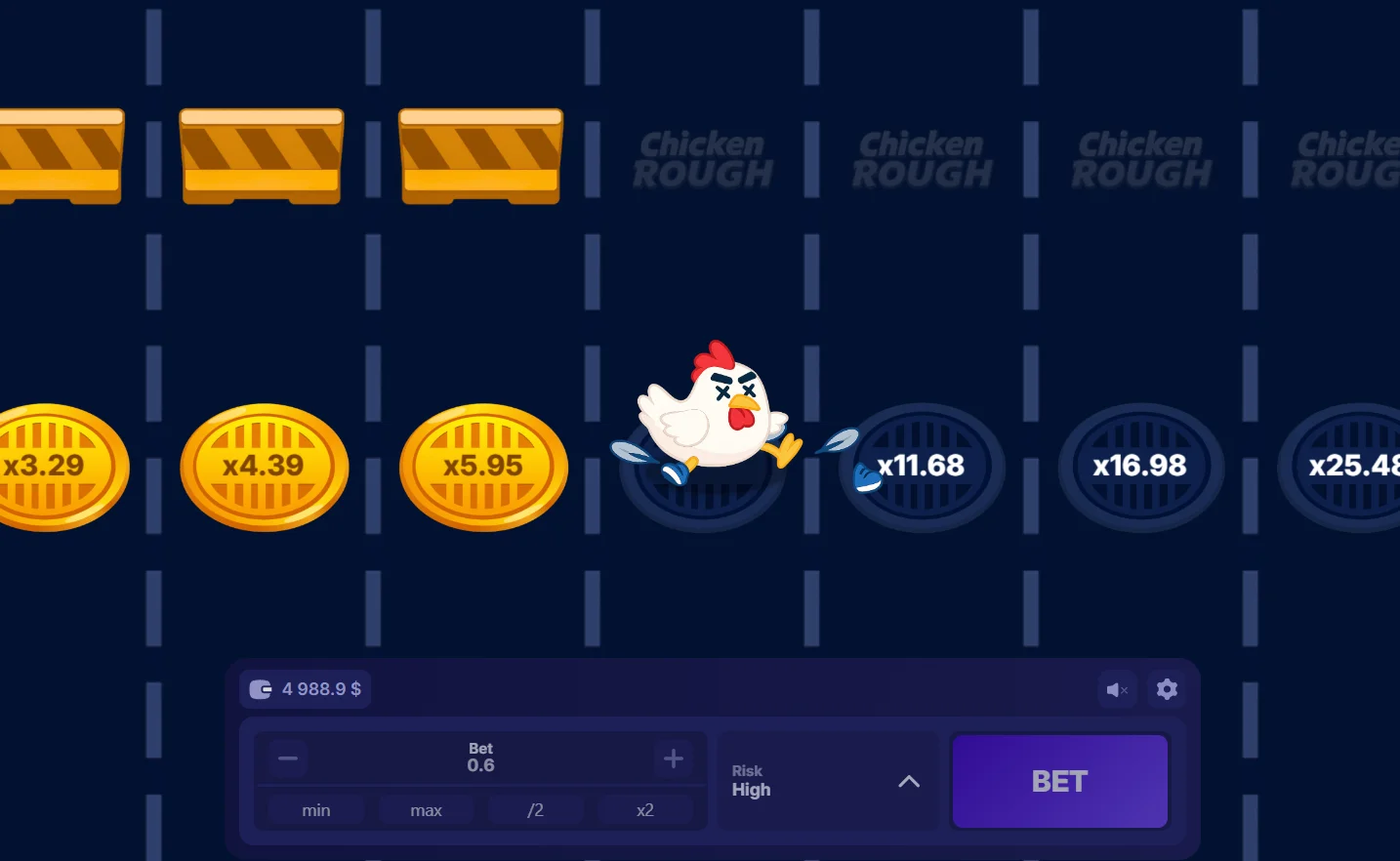 Chicken Rough Casino Spiel