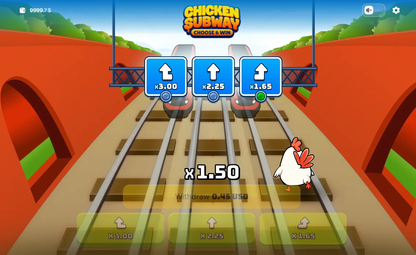 Chicken Subway Casino Spiel