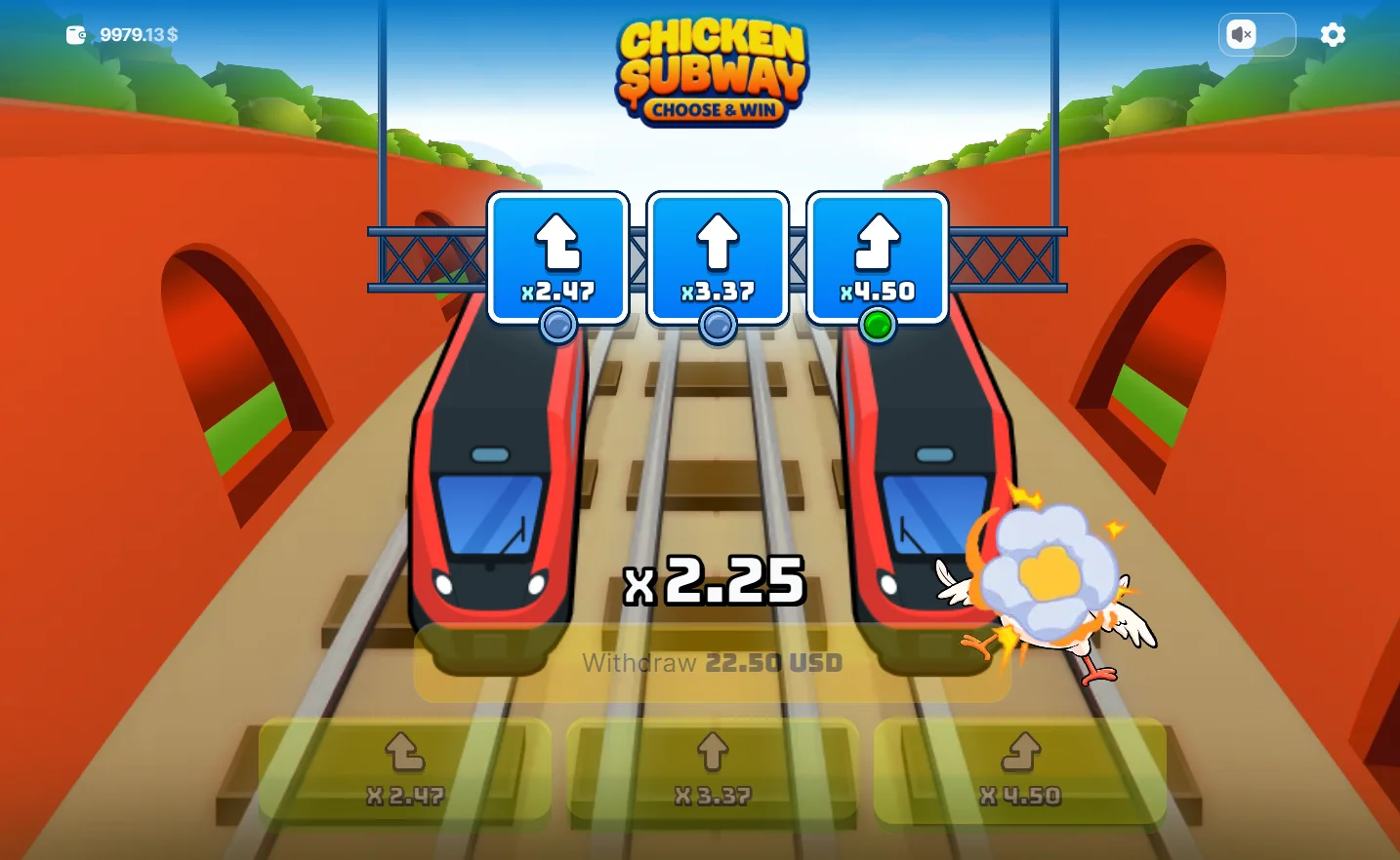 Chicken Subway Spiel Demo