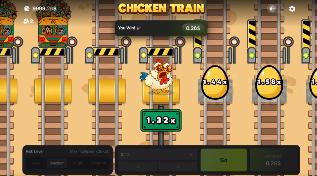 Chicken Train Spiel
