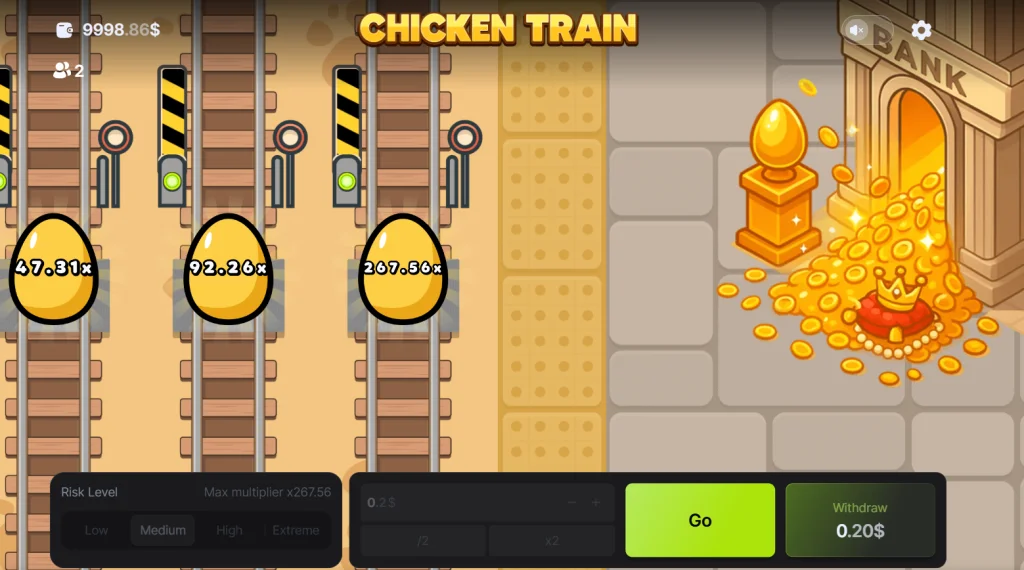 Chicken Train Spiel Casino