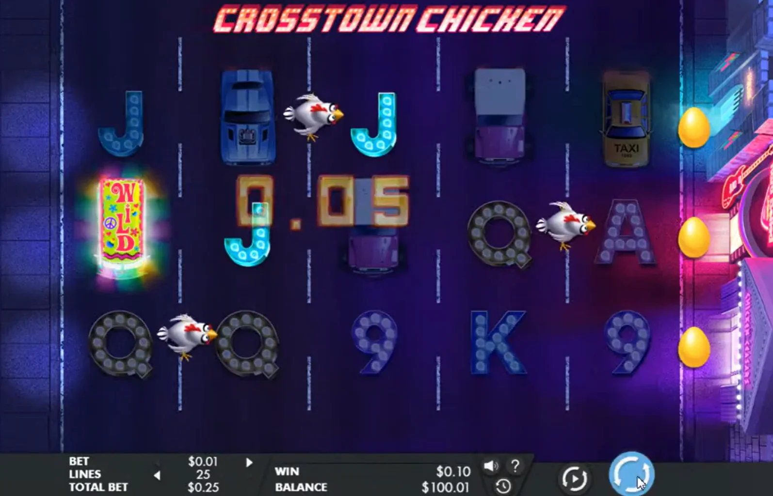 Crosstown Chicken Slot seriös